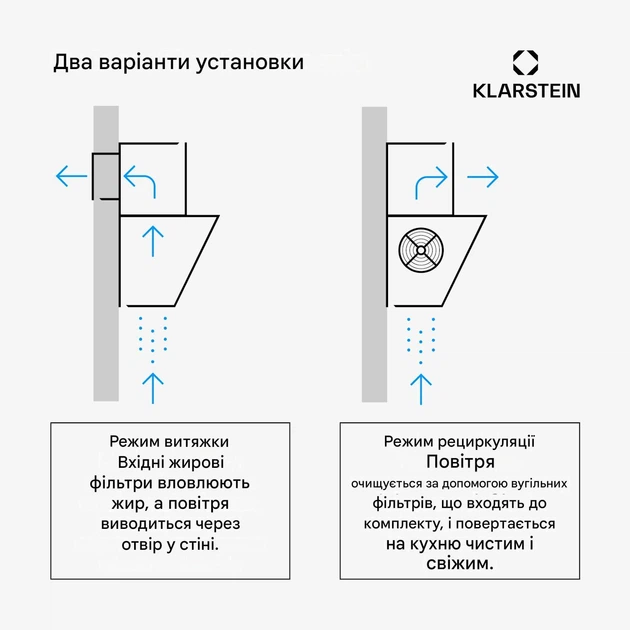 Вытяжка KLARSTEIN BigBite Белая 90 см (10047453) - изображение 5