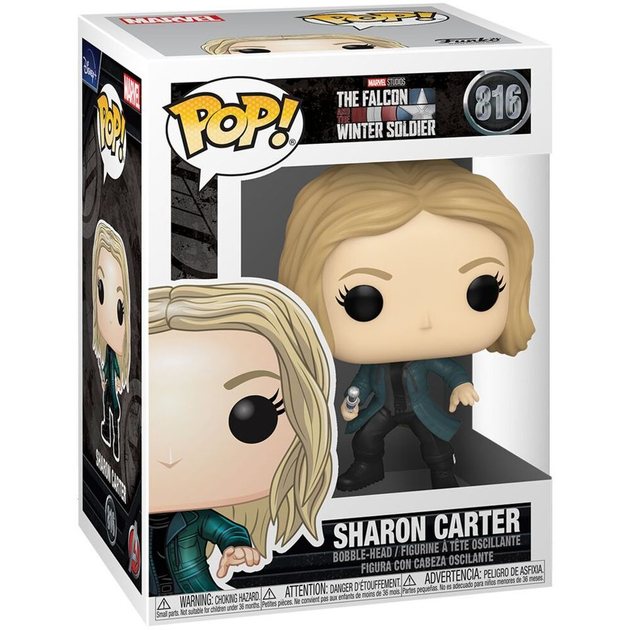 Фигурка Funko Pop Фанко поп Sharon The Falcon and the Winter Soldier Шерон Сокол и Зимний солдат 10 см FWS 816 - Фото 3 Фигурка Funko Pop Фанко поп Sharon The Falcon and the Winter Soldier Шерон Сокол и Зимний солдат 10 см FWS 816 - изображение 3