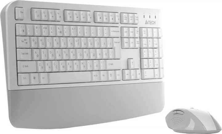 Комплект (клавиатура, мышь) A4Tech Fstyler FG2500S Plus White - изображение 3