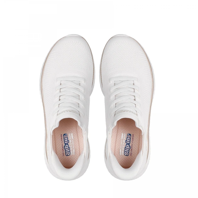 Жіночі кросівки Skechers BOBS Sport Squad Chaos White/Gold 40,5 Білий 117497-WTGD - Фото 4 Жіночі кросівки Skechers BOBS Sport Squad Chaos White/Gold 40,5 Білий 117497-WTGD - изображение 4