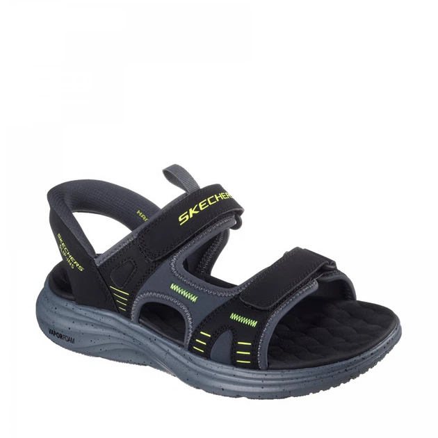 Чоловічі сандалі Skechers Vapor Foam Black/Lime 40 Сірий 232994-BKLM - изображение 2