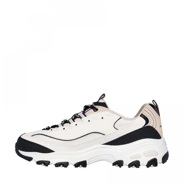 Жіночі кросівки Skechers D'Lites Rewind Natural/Black 39 Бежевий 150536-NTBK - изображение 3