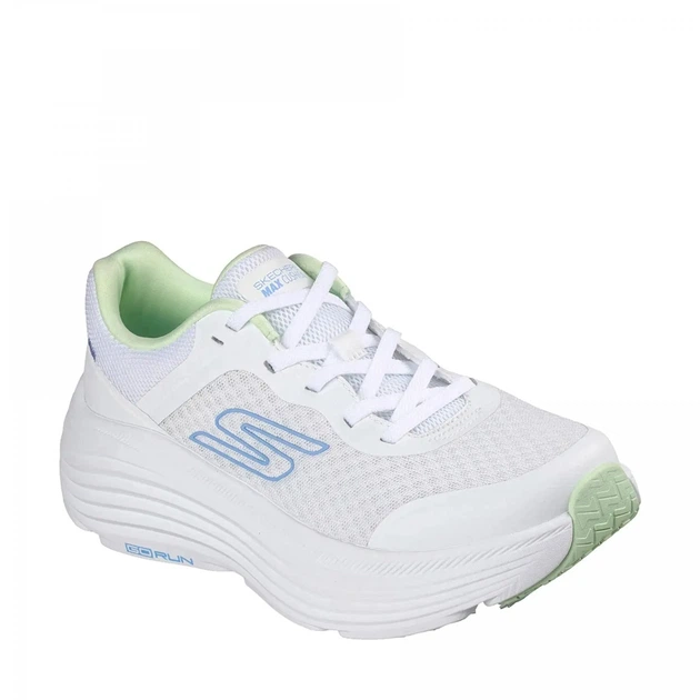 Жіночі кросівки Skechers Max Cushioning White/Mint 43 Білий 129470-WMNT - Фото 2 Жіночі кросівки Skechers Max Cushioning White/Mint 43 Білий 129470-WMNT - изображение 2