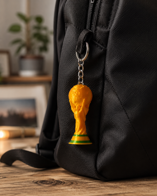 Брелок Кубок чемпионата мира по футболу (3D-печать) - Фото 6 Брелок Кубок чемпионата мира по футболу (3D-печать) - изображение 6