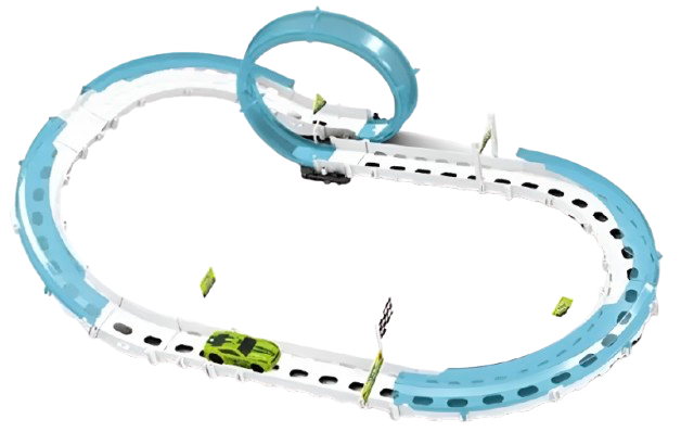 Tor samochodowy Swede z 1 petla kaskaderska USB 110 x 42 x 26 cm 26 elementow (G3582) (5902496178278) - Zdjęcie 2 Tor samochodowy Swede z 1 petla kaskaderska USB 110 x 42 x 26 cm 26 elementow (G3582) (5902496178278) - obraz 2
