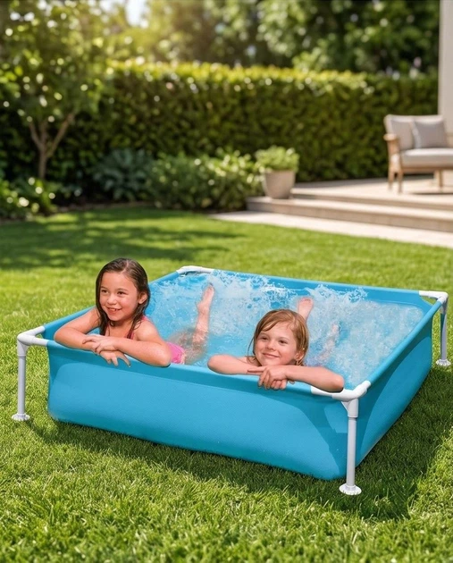 Детский каркасный бассейн Intex 57173, 122 × 122 × 30 см, 337 л - зображення 2