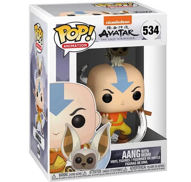 Фігурка Фанко Аватар Аанг та Момм №534 The Last Airbender Aang Funko Pop B36463 - Уцінка - зображення 2
