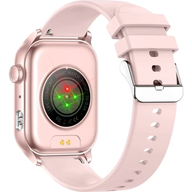Смарт часы Gelius Pro (GP-SW015) Amazwatch light pink - Фото 5 Смарт часы Gelius Pro (GP-SW015) Amazwatch light pink - изображение 5