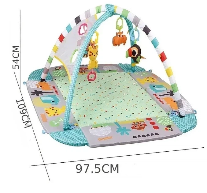 Игровой коврик LEAN Toys 5в1 с шариками в подарок / Развивающий коврик для детей X-647 - изображение 7