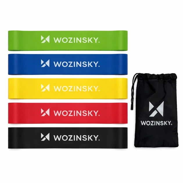 Фитнес-резинки Wozinsky WGO-5 из латекса 5 шт (5907769384608) - изображение 2