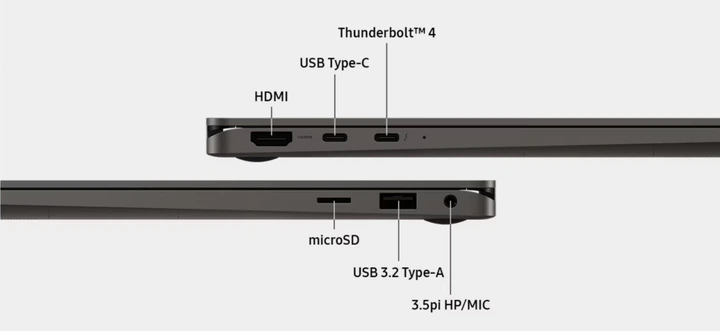 Ноутбук Samsung Galaxy Book3 360 NP750QFG Intel Core i7-1360P 16/512GB SSD графіт (непомітний нюанс скла дисплея) - Уценка - изображение 6
