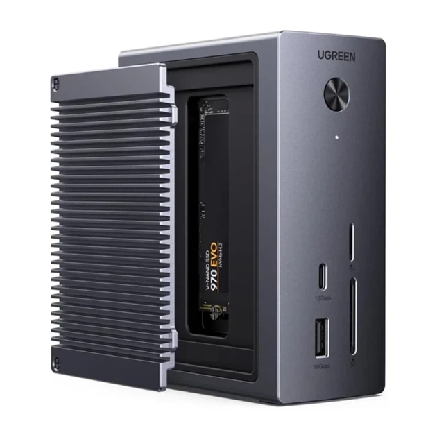 Док-станция Ugreen CM923 USB-C до HDMI 3x USB USB-C RJ45 SD/TF M.2 (55735) - изображение 2