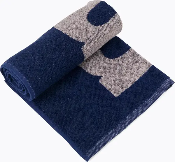 Полотенце Arena Gym Soft Towel 100x50 см хлопковое спортивное полотенце для бассейна, фитнеса и тренировок Темно-синий (001994-750) - изображение 2