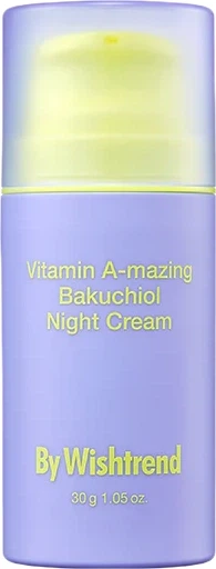 Krem do twarzy By Wishtrend Vitamin A-mazing Bakuchiol odmładzający na noc 30 g (8809572891328) - Zdjęcie 1 Krem do twarzy By Wishtrend Vitamin A-mazing Bakuchiol odmładzający na noc 30 g (8809572891328) - obraz 1