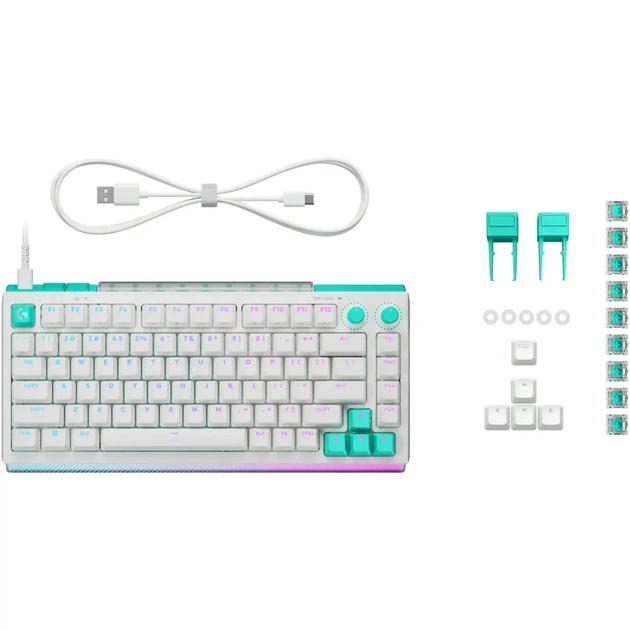 Клавіатура Logitech G512 X 75 Mechanical Tactile White (920-013955) - изображение 6