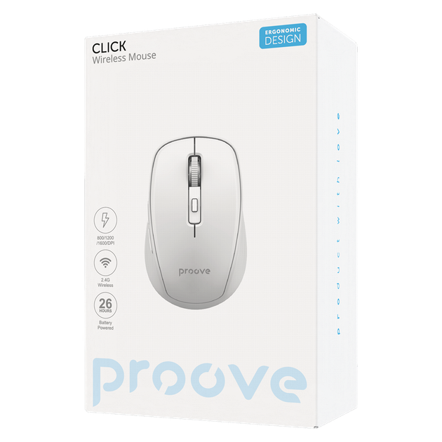 Бездротова миша Proove Click біла - Фото 5 Бездротова миша Proove Click біла - изображение 5