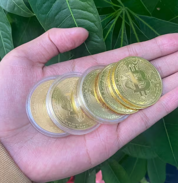 Біткоін сувенірна монета золотий Bitcoin металева монета Біткоін в футлярі крипта - Фото 8 Біткоін сувенірна монета золотий Bitcoin металева монета Біткоін в футлярі крипта - зображення 8