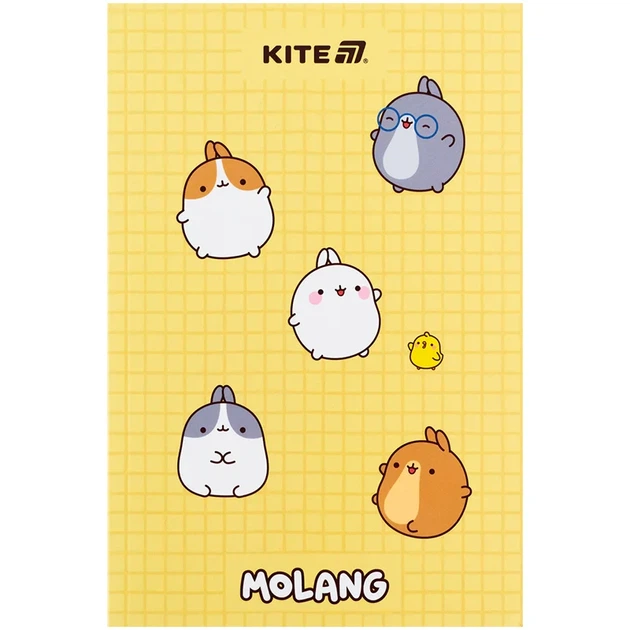 Блокнот Kite Molang ML25-193, термобиндер, А5, 64 листа, нелинованный - Фото 1 Блокнот Kite Molang ML25-193, термобиндер, А5, 64 листа, нелинованный - изображение 1