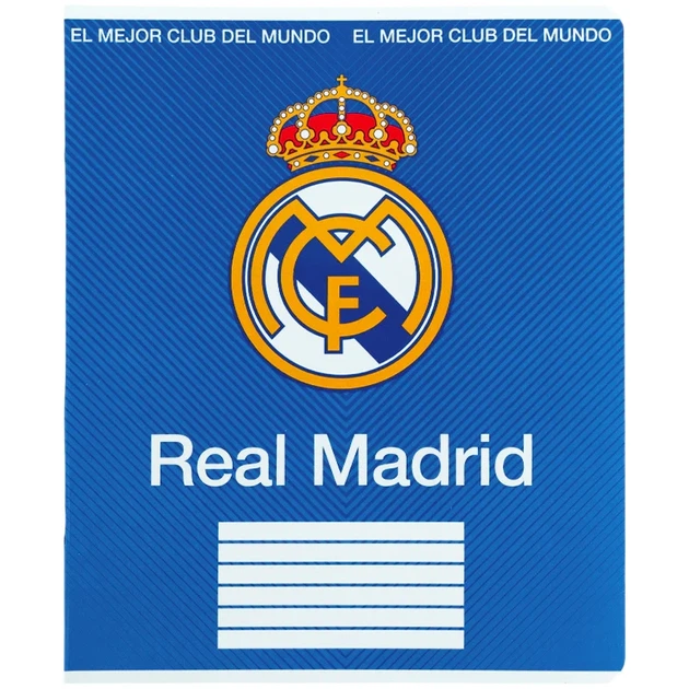 Тетрадь школьная Kite Real Madrid RL26-234, 12 листов, линия - Фото 1 Тетрадь школьная Kite Real Madrid RL26-234, 12 листов, линия - изображение 1
