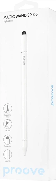 Стилус Proove Stylus Magic Wand SP-03, универсальный, белый - изображение 3