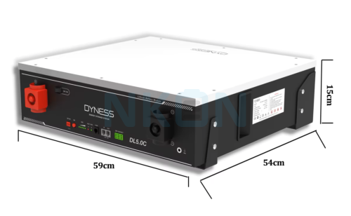 Батарея LifePo4 Dyness DL5.0C 51.2В 5.12кВт 100А низковольтна АКБ з підігрівом - зображення 3
