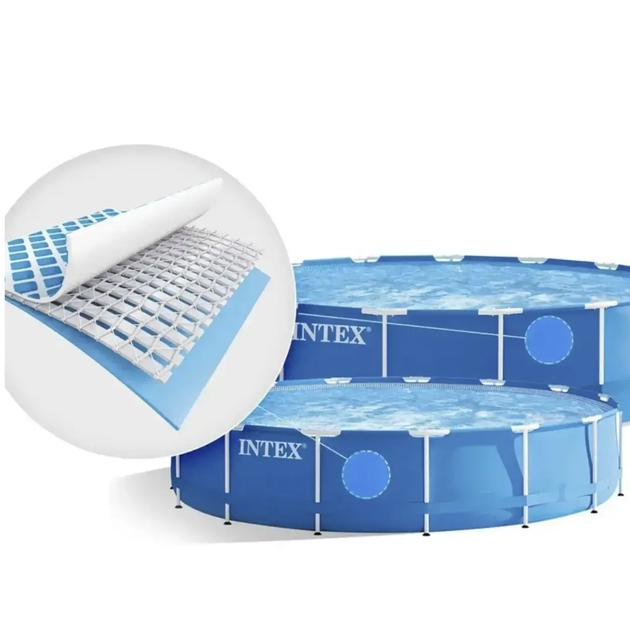 Каркасный бассейн Intex 28210 366х76 см. Metal Frame Pool Круглый бассейн 6503 л для дачи двора и семейного отдыха - изображение 7