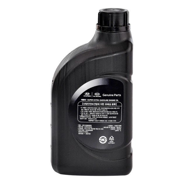 Моторна олива HYUNDAI / KIA Super Extra Gasoline 5W-30 1 л (0510000110) - Фото 2 Моторна олива HYUNDAI / KIA Super Extra Gasoline 5W-30 1 л (0510000110) - зображення 2