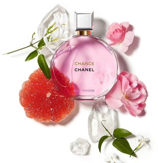 Парфумована вода для жінок Chanel Chance Eau Tendre 100 ml - Фото 3 Парфумована вода для жінок Chanel Chance Eau Tendre 100 ml - изображение 3