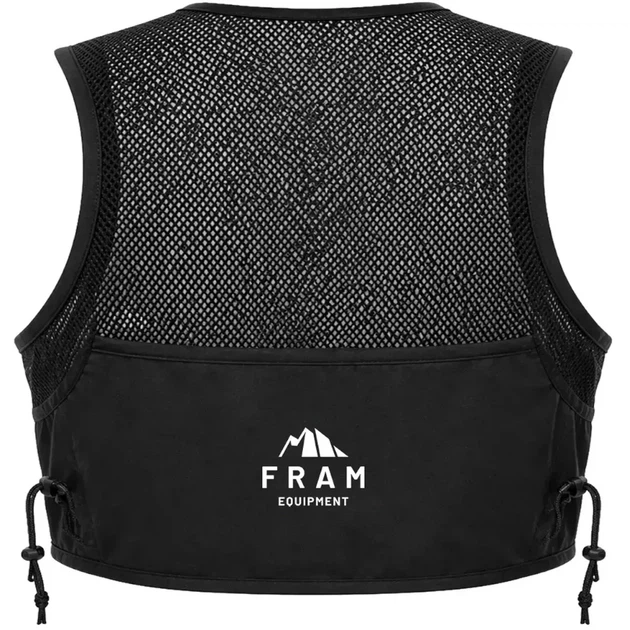 Жилетка для бігу Fram Airi Black M (100094522) - Фото 2 Жилетка для бігу Fram Airi Black M (100094522) - зображення 2