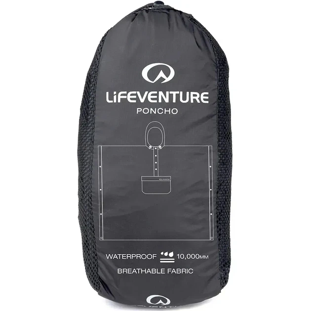 Пончо Lifeventure Poncho Black Uni (100089235) - изображение 4