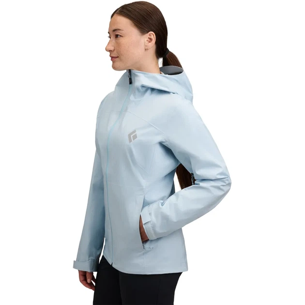 Куртка Black Diamond Fineline Stretch Shell Wmn fog blue S (100089399) - Фото 2 Куртка Black Diamond Fineline Stretch Shell Wmn fog blue S (100089399) - изображение 2