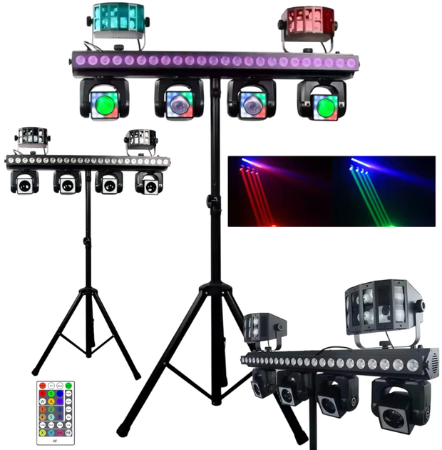 Zestaw oświetleniowy Light4Me MT BAR 3 multiefekt świetlny 4w1 (5908249828353) - Zdjęcie 5 Zestaw oświetleniowy Light4Me MT BAR 3 multiefekt świetlny 4w1 (5908249828353) - obraz 5