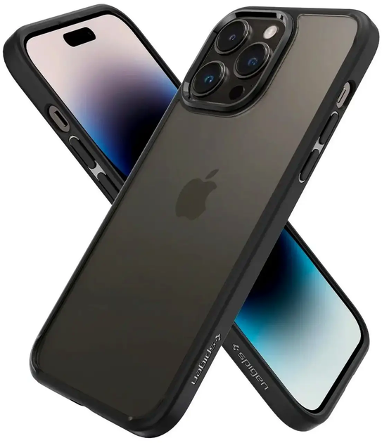 Чехол противоударный для iPhone 15 Pro TPU серый защита от падений и царапин - изображение 5