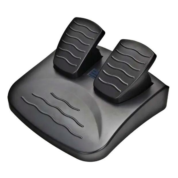 Игровой руль с вибрацией 180 градусов для ПК и PlayStation 2 3 комплект педалей Esperanza CS-0408 - Фото 4 Игровой руль с вибрацией 180 градусов для ПК и PlayStation 2 3 комплект педалей Esperanza CS-0408 - изображение 4