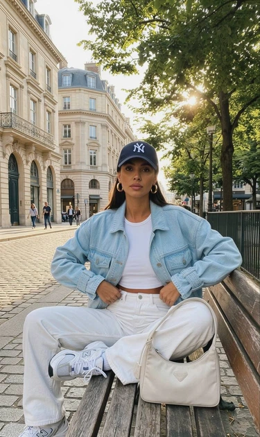 Джинсова куртка з карманами - Classyme - XS - Синій - (15m) - Фото 2 Джинсова куртка з карманами - Classyme - XS - Синій - (15m) - зображення 2