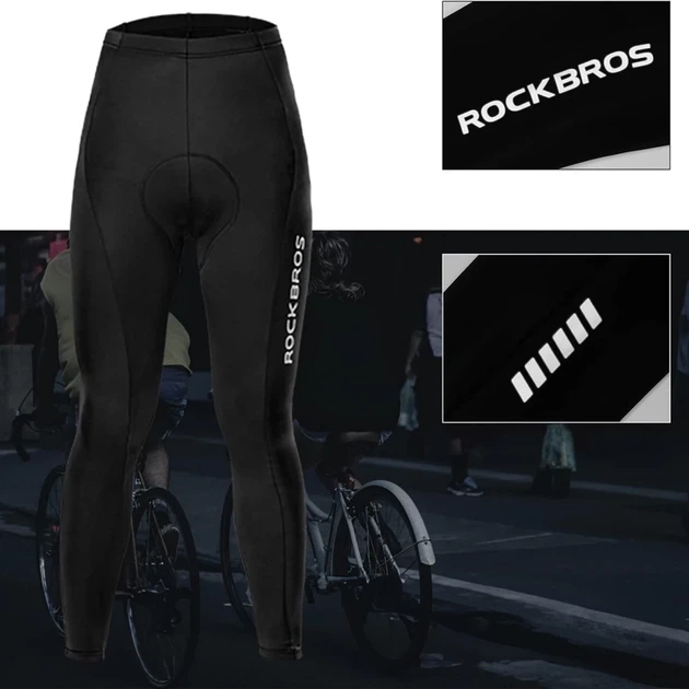 Велосипедные штаны Rockbros RK2004M дышащие с вкладкой M Black (Rockbros-RK2004M) - Фото 3 Велосипедные штаны Rockbros RK2004M дышащие с вкладкой M Black (Rockbros-RK2004M) - изображение 3