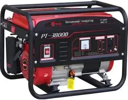 Бензиновий генератор Edon PT-3800D МЕДНАЯ ОБМОТКА 43кг - изображение 2