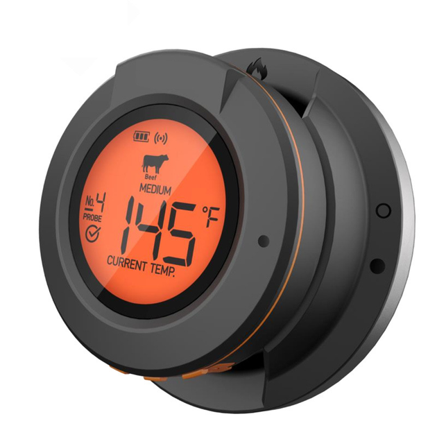 Беспроводной Bluetooth термометр для гриля и мяса Kamado BONO (GRILLI 555501) с LCD-экраном и 2 щупами - Фото 2 Беспроводной Bluetooth термометр для гриля и мяса Kamado BONO (GRILLI 555501) с LCD-экраном и 2 щупами - изображение 2