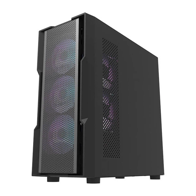 Корпус компьютера DARKFLASH DK431 Mesh + 4 вентилятора ARGB Black (DK431 Mesh Black) - изображение 6