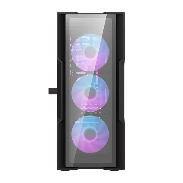 Корпус комп'ютерний Darkflash DK431 Glass + 4 вентилятори RGB Black (DK431) - зображення 5