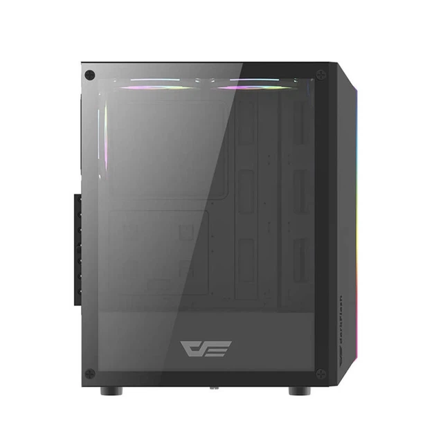 Корпус компьютерный Darkflash DK151 + 3 вентилятора RGB Black - Фото 5 Корпус компьютерный Darkflash DK151 + 3 вентилятора RGB Black - изображение 5