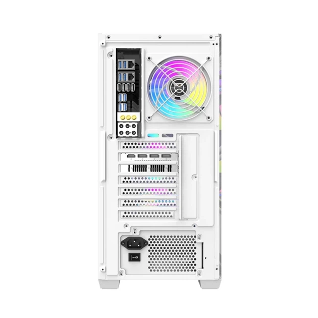 Корпус комп'ютерний DARKFLASH DS900WD ATX White (DS900WD) - зображення 4