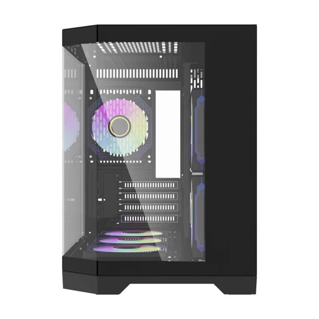 Корпус комп'ютера Darkflash FT418 Black + 6 вентиляторів ARGB (FT418) - Фото 3 Корпус комп'ютера Darkflash FT418 Black + 6 вентиляторів ARGB (FT418) - зображення 3
