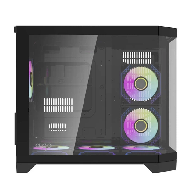Корпус комп'ютера Darkflash FT418 Black + 6 вентиляторів ARGB (FT418) - Фото 4 Корпус комп'ютера Darkflash FT418 Black + 6 вентиляторів ARGB (FT418) - зображення 4