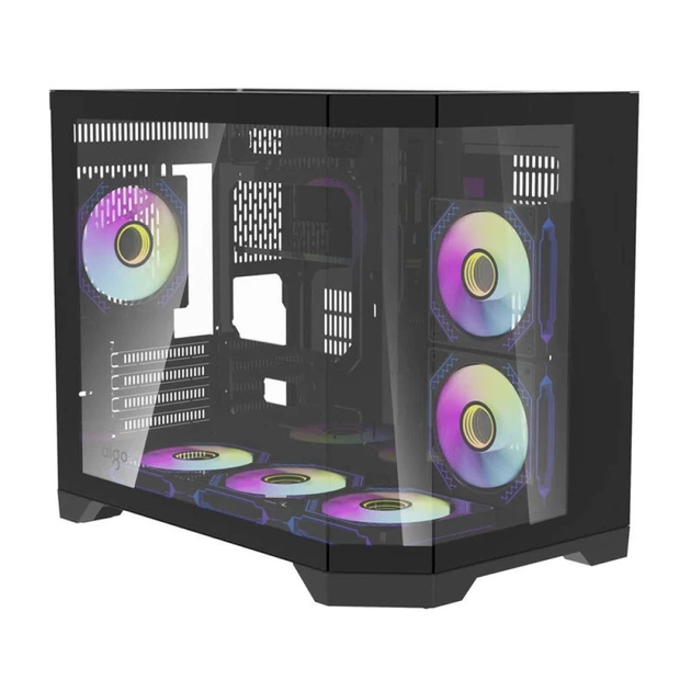 Корпус комп'ютера Darkflash FT418 Black + 6 вентиляторів ARGB (FT418) - Фото 6 Корпус комп'ютера Darkflash FT418 Black + 6 вентиляторів ARGB (FT418) - зображення 6
