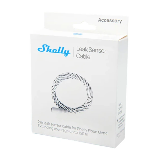Кабель датчика утечки Shelly Leak Sensor Cable (LeakSensorCable) - Фото 3 Кабель датчика утечки Shelly Leak Sensor Cable (LeakSensorCable) - изображение 3