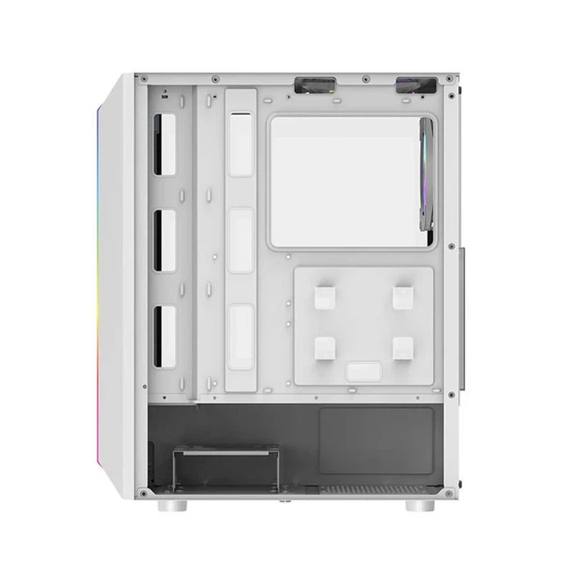 Корпус комп'ютерний Darkflash DK151 + 3 вентилятори RGB White (DK151) - зображення 5