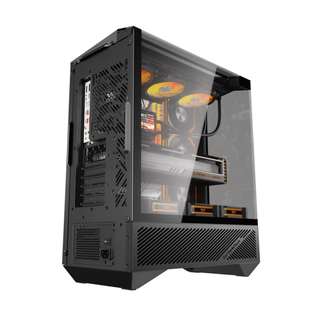 Корпус компьютерный Darkflash DY460 Black с 4 вентиляторами ARGB (DY460) - изображение 3