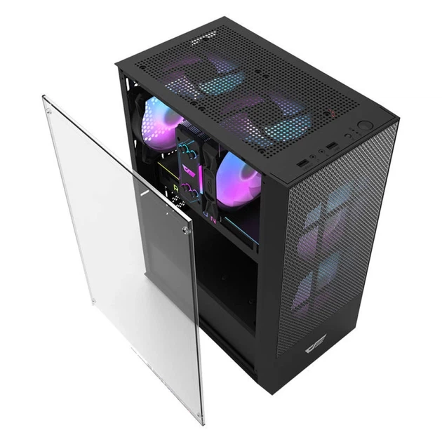 Корпус компьютерный Darkflash A290 + 3 вентилятора Black - Фото 3 Корпус компьютерный Darkflash A290 + 3 вентилятора Black - изображение 3