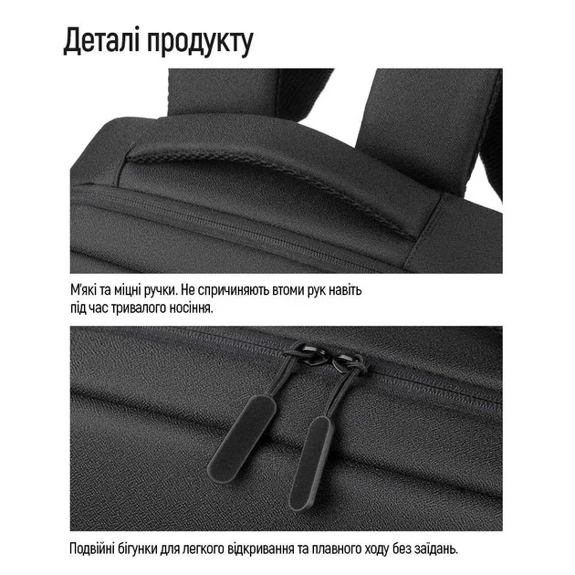 Рюкзак для ноутбука 17.3" COLORWAY Practical Black (CW-BPP173-BK) - зображення 4